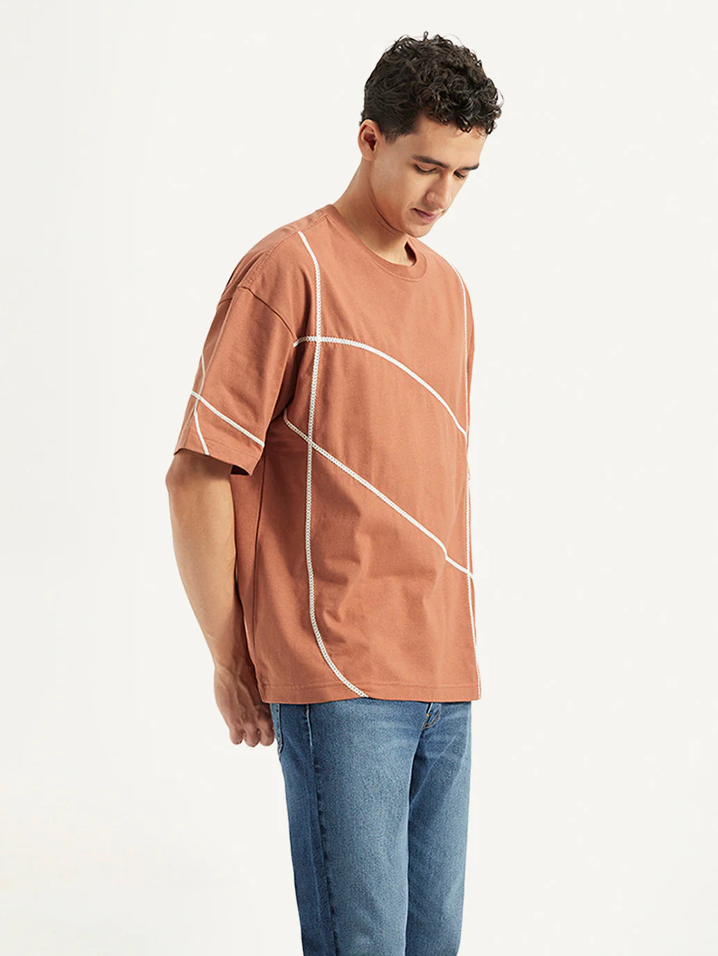 Classic Men’s Printed Loose Fit T-Shirt Comfortable Everyday Wardrobe Essential