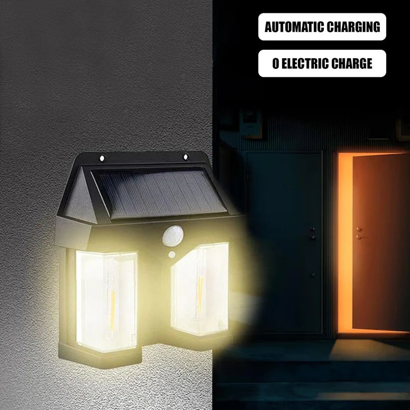 High-Quality Solar Wall Lamp for Outdoor Garden, Villa, and Patio Night Lighting
