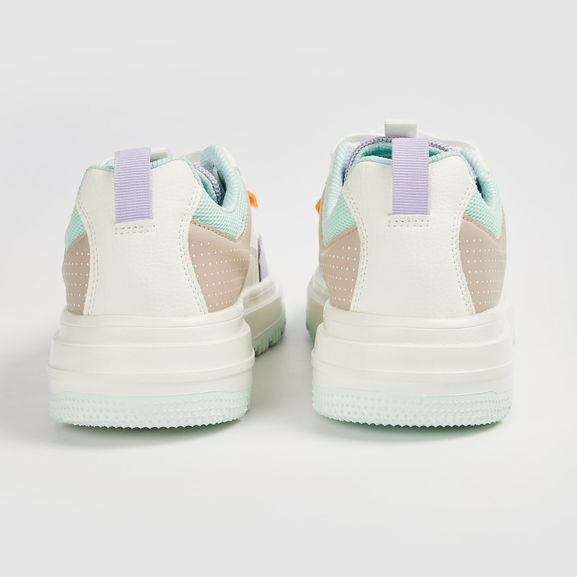 Stylish Panelled Low Top Sneakers Perfect for Travel Walking and Casual Outings