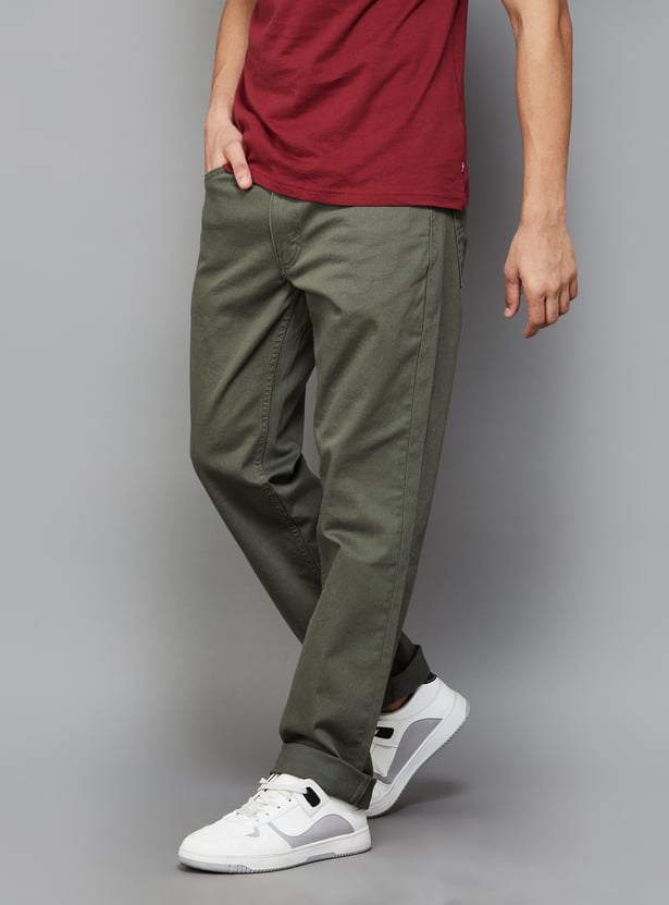 Men’s Solid Comfort Fit Denim Jeans with Classic Style and Versatile Wear