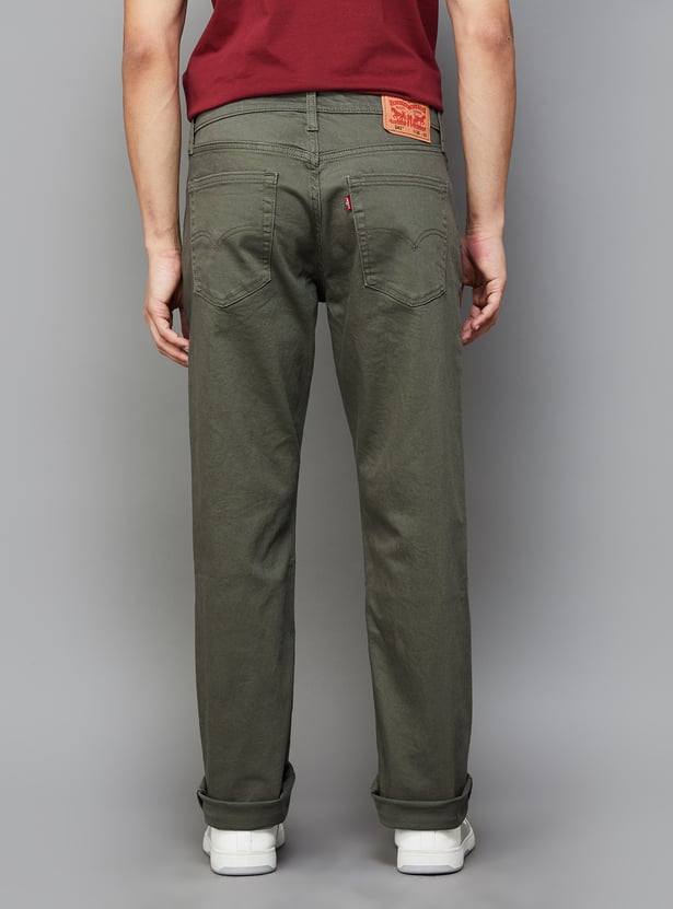 Men’s Solid Comfort Fit Denim Jeans with Classic Style and Versatile Wear