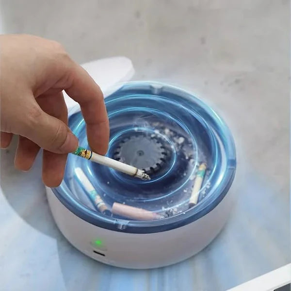 Portable Smokeless Ashtray with Air Purifier for Cigarettes – Home, Office, and Car