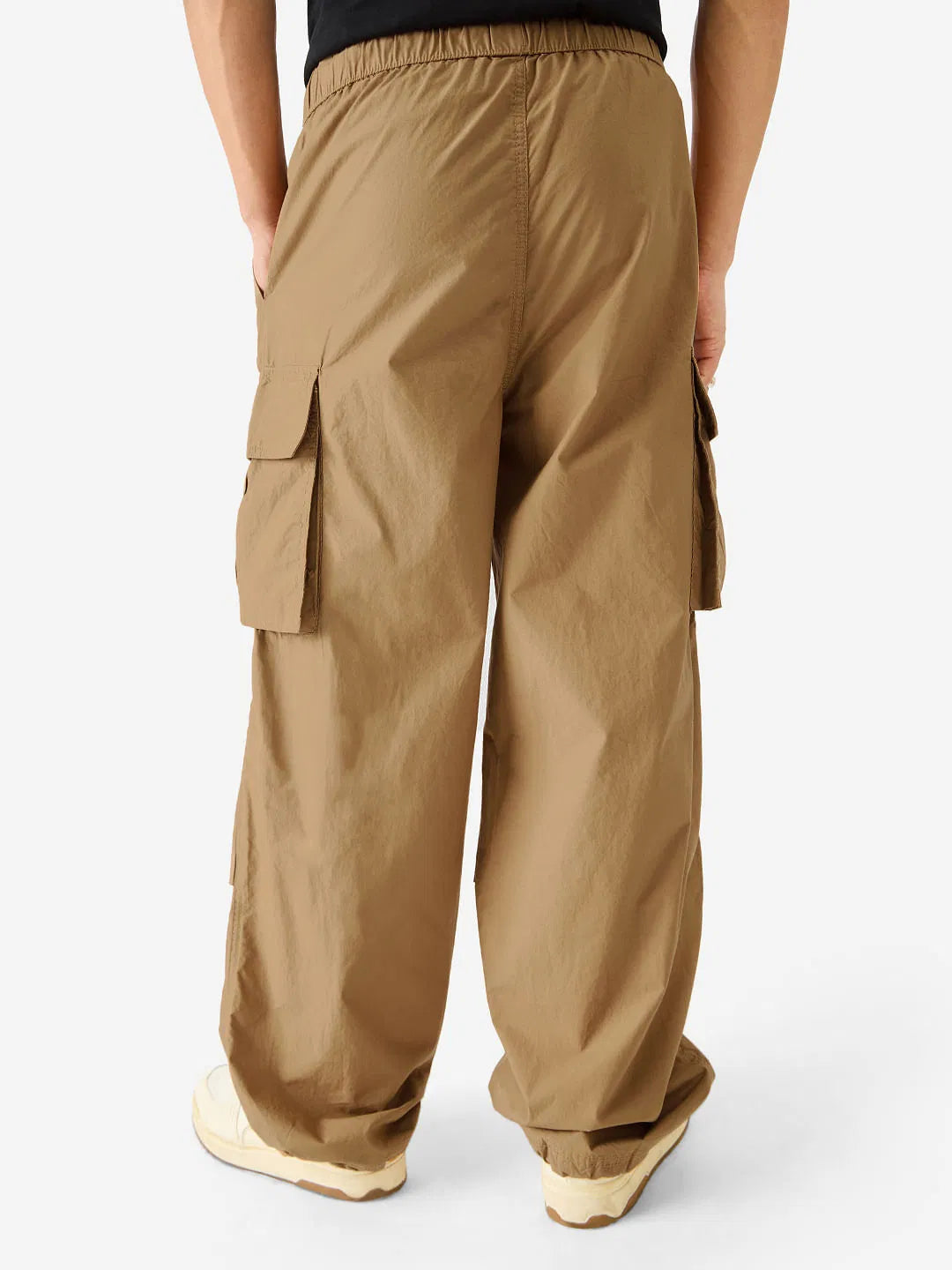 Durable Tan Brown Men’s Parachute Pants with Comfortable Silhouette and Premium Quality