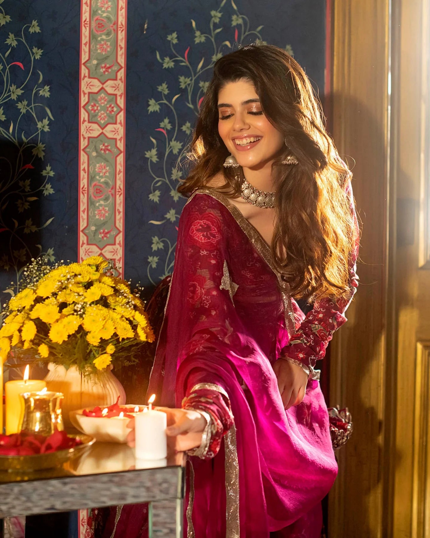Designer Chanderi Lehenga Set for Bridesmaids, Parties & Ethnic Celebrations