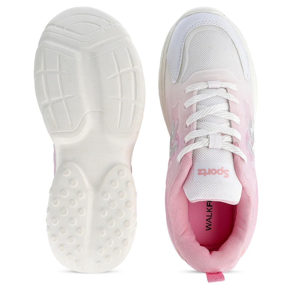 Fashionable Pink Sports Sneakers Women’s Comfortable Running and Walking Shoes