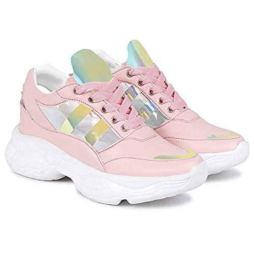 Casual Sneakers for Women and Girls Stylish Comfortable Walking Footwear