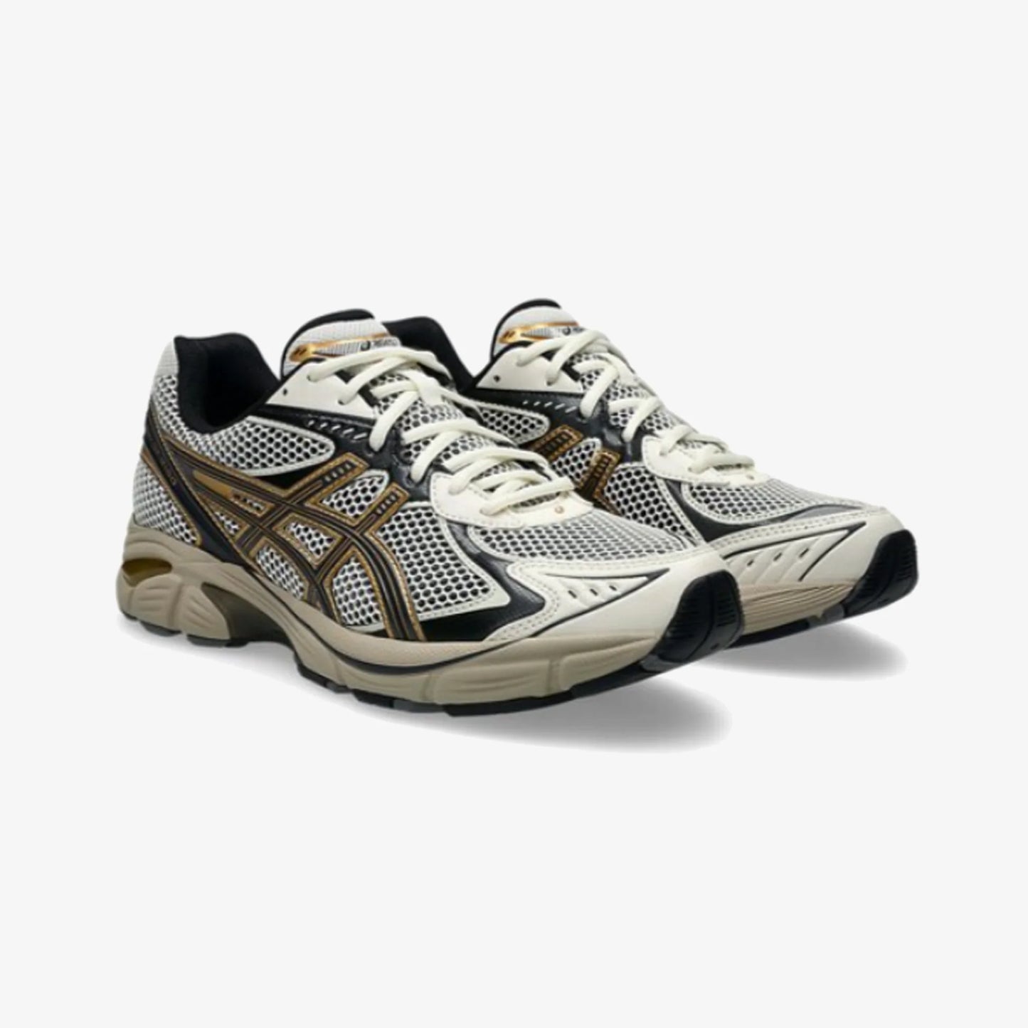 Everyday Wear Men’s Sneakers in Cream and Pure Gold with Cushioned Sole