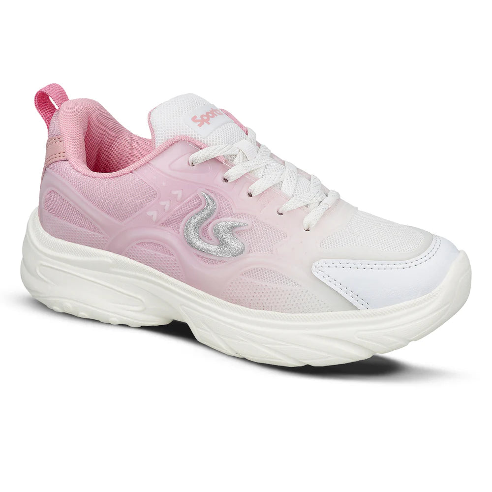 Fashionable Pink Sports Sneakers Women’s Comfortable Running and Walking Shoes