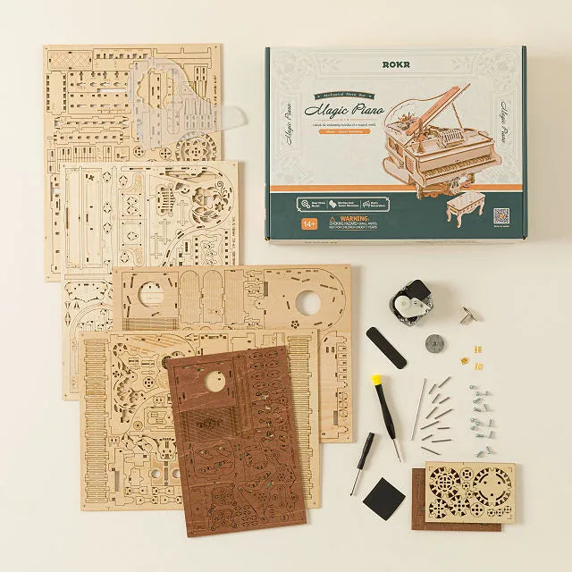 Enchanted Playing Piano DIY Kit for Learning and Fun