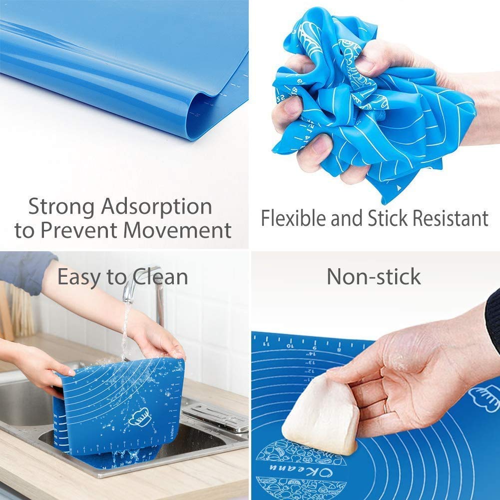 Non Stick Silicone Mat for Chapati Dough Kneading and Baking