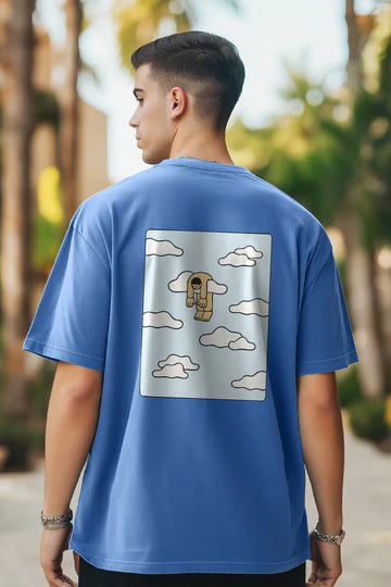 Contemporary Men’s Dream & Do Oversized Tee Comfortable Daily Wear