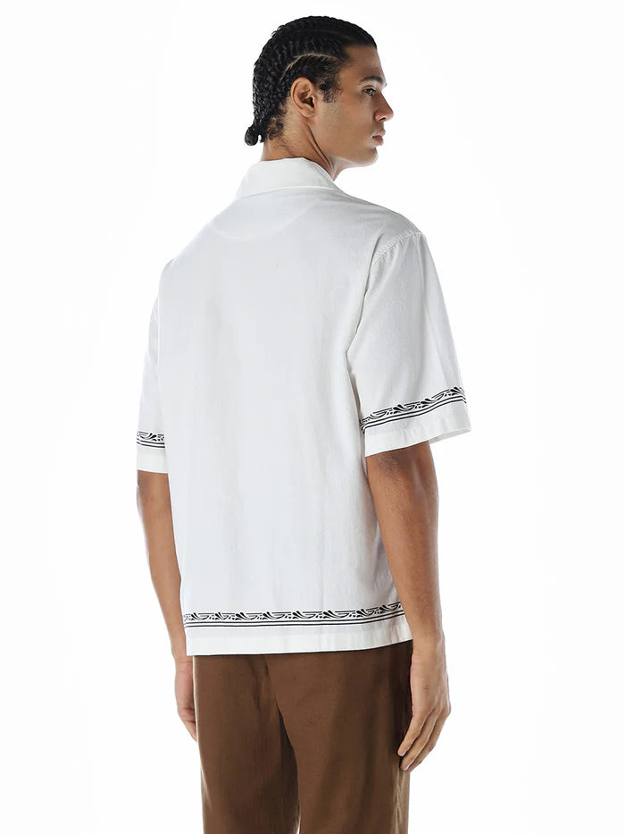 Statement Orange Men’s Half Sleeve Shirt with Minimal Tailored Finish