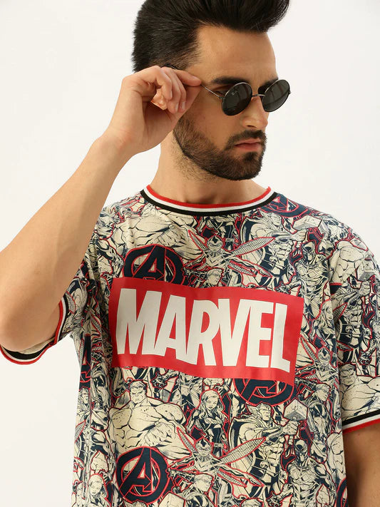 White Oversized Graphic Printed T Shirt for Men Made from Soft Cotton Blend for Maximum Comfort and Style