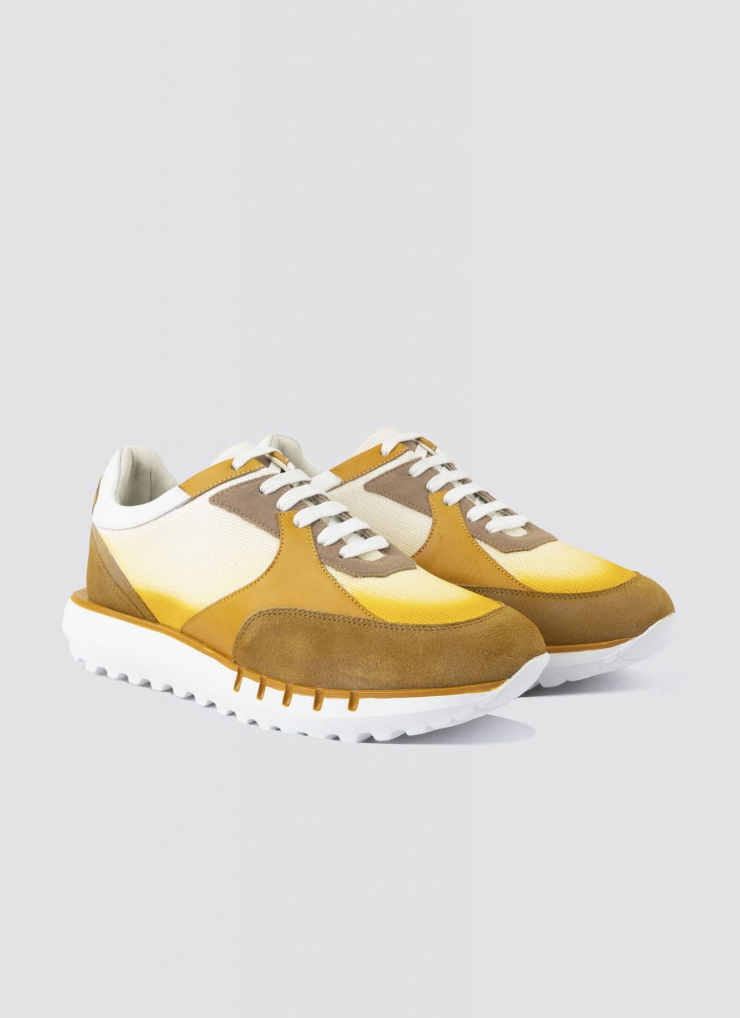 Durable Men’s Caspian Sneakers in Vibrant Yellow for Everyday Use