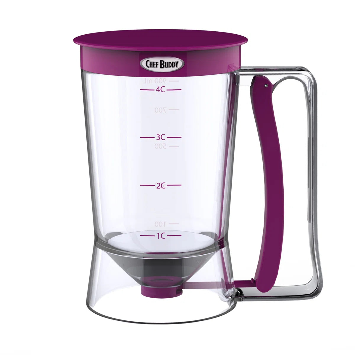 Squeeze Handle Batter Dispenser for Perfect Muffins and Waffles