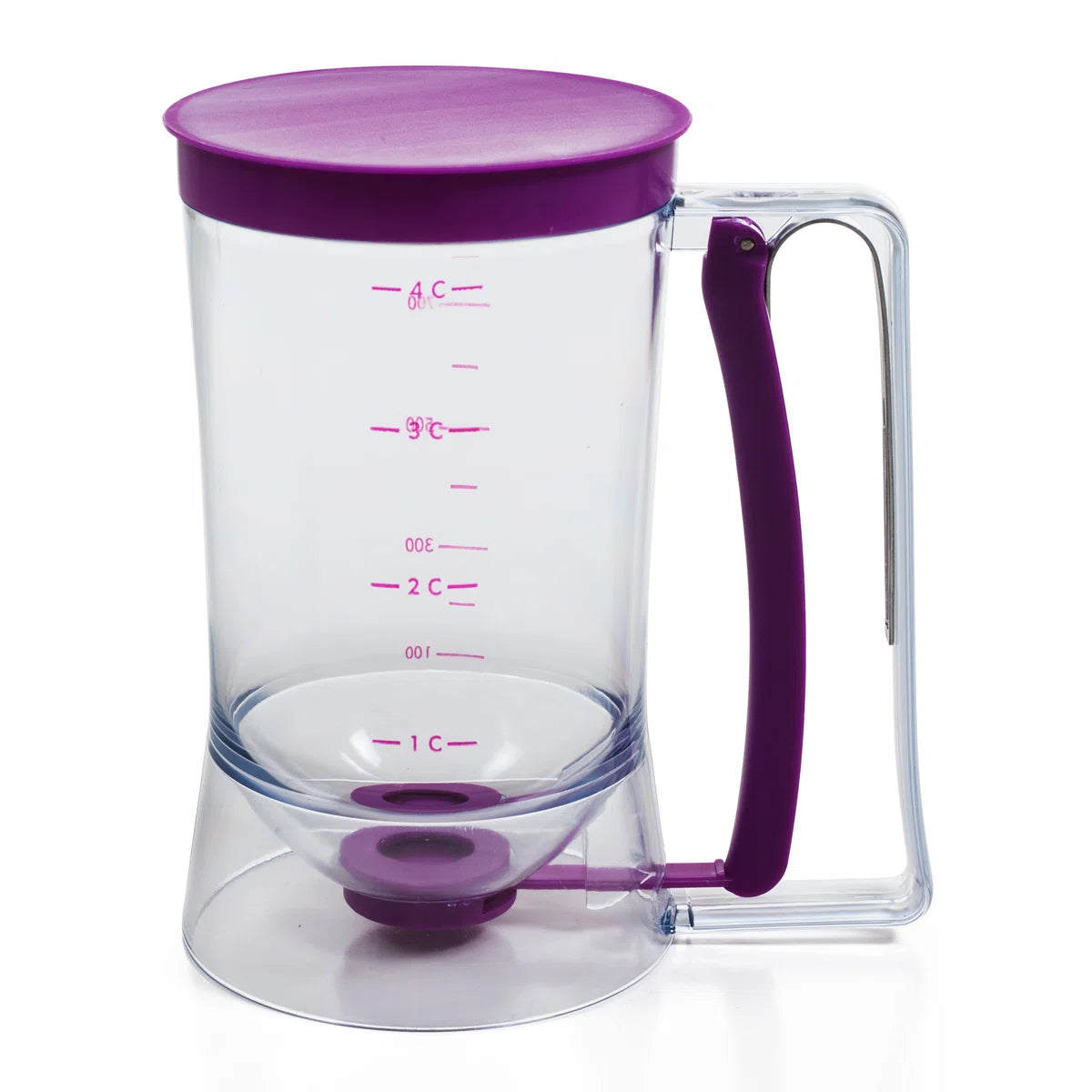 Squeeze Handle Batter Dispenser for Perfect Muffins and Waffles