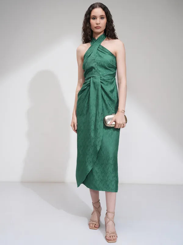 Women Self Design Wrap Dress Perfect for Everyday Outfits, Summer Fashion, and Street Style Looks