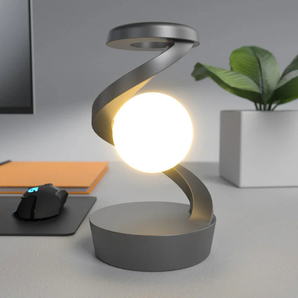 Contemporary Leviosa Rotating Suspension Lamp with Wireless Charger