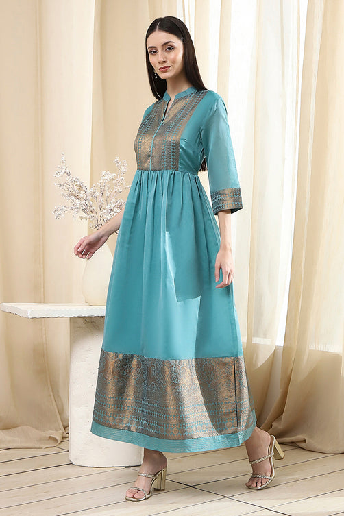 Comfortable and Elegant Yarn Dyed Flared Kurta for Women Perfect for Office, Casual, and Festive Wear