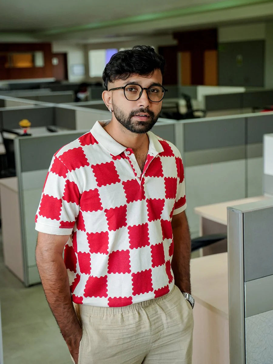 Retro Style Polo T Shirt for Men Perfect for Everyday Outfits, Smart Casual Wear, and Summer Fashion