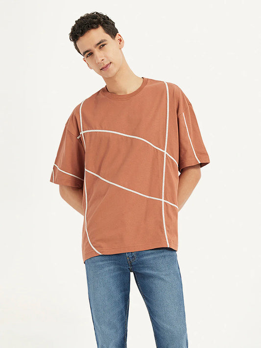 Classic Men’s Printed Loose Fit T-Shirt Comfortable Everyday Wardrobe Essential