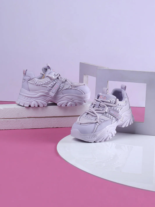 Lightweight Womens Lavender Sneakers Envi Victori with Ergonomic Comfort
