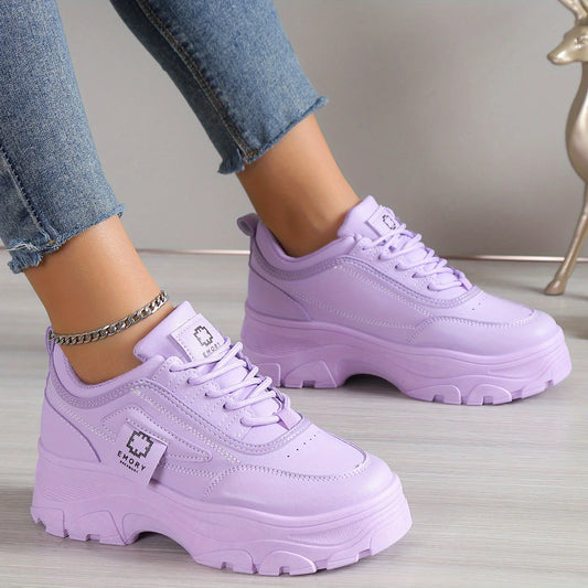 Multi Purpose Womens Chunky Platform Sneakers Ideal for Fitness Walking and Casual Wear