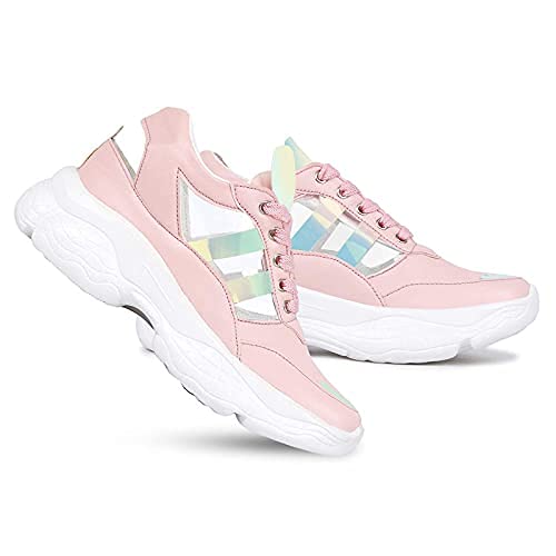 Casual Sneakers for Women and Girls Stylish Comfortable Walking Footwear