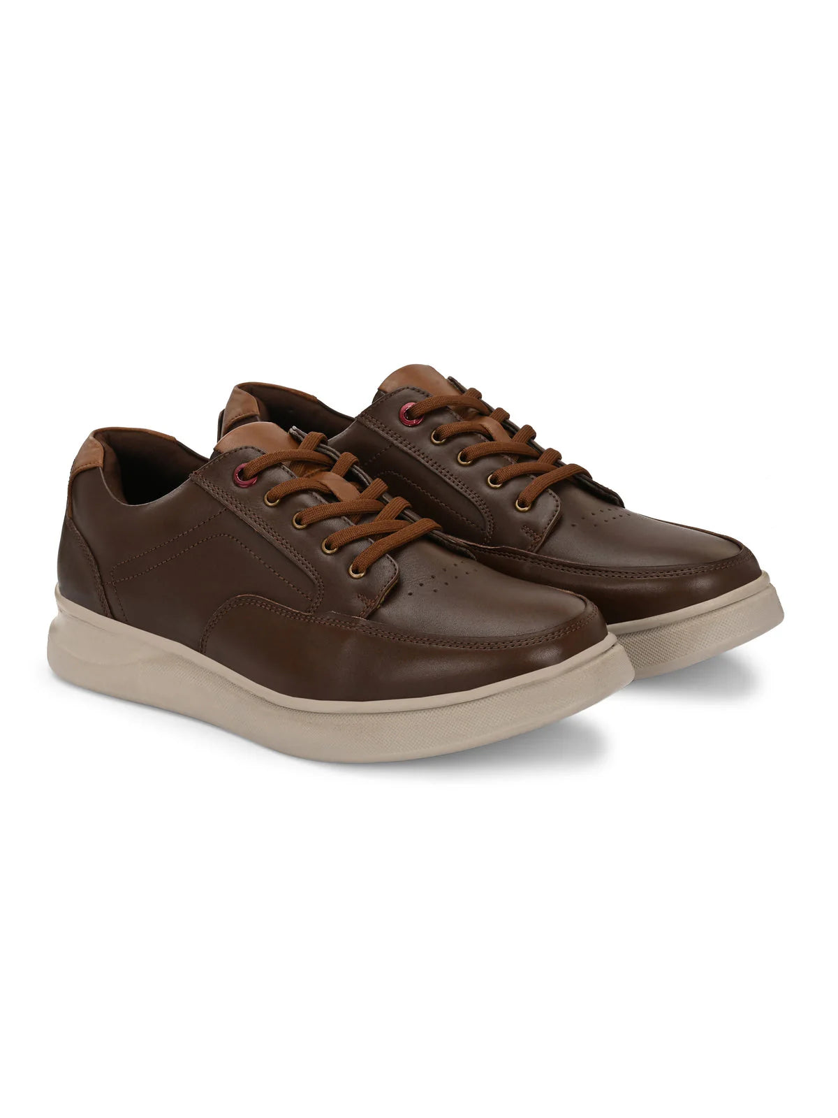 Mateo Men’s Sneakers in Premium Leather with Classic Lace-Up Design