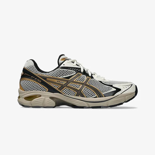 Everyday Wear Men’s Sneakers in Cream and Pure Gold with Cushioned Sole