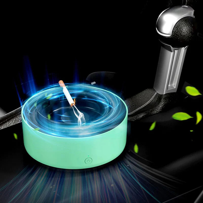 Portable Smokeless Ashtray with Air Purifier for Cigarettes – Home, Office, and Car