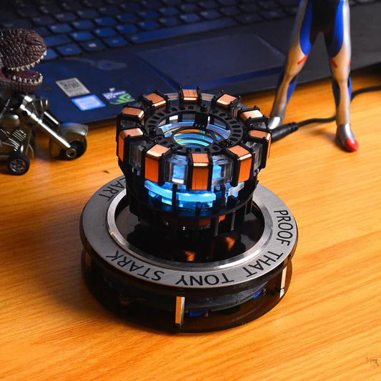 Levitating Arc Reactor Decor with Free-Floating Display – Collector Replica for Superhero Fans