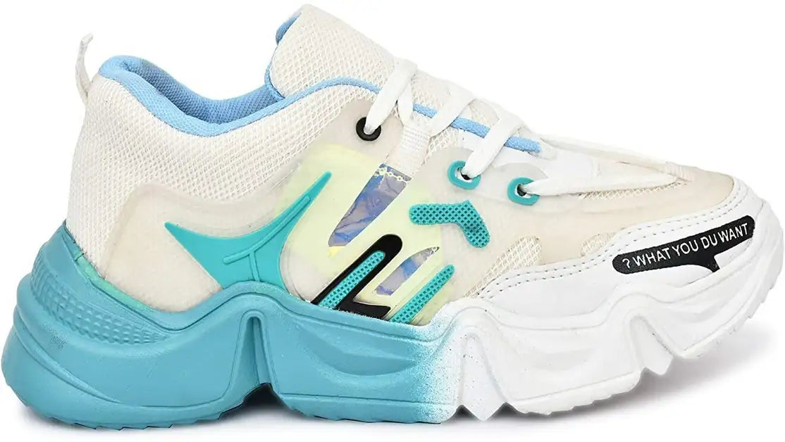 Comfortable Women’s Sneakers Trendy Green White Casual Shoes for Everyday Wear