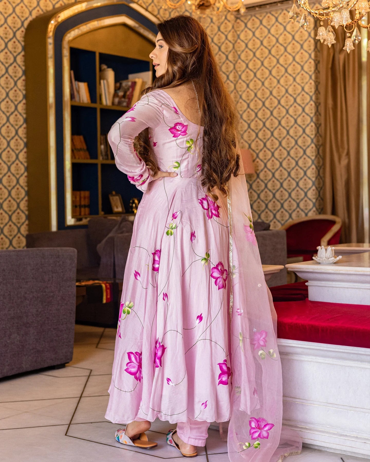Traditional Handcrafted Suit Set with Graceful Dupatta Perfect for Cultural Events