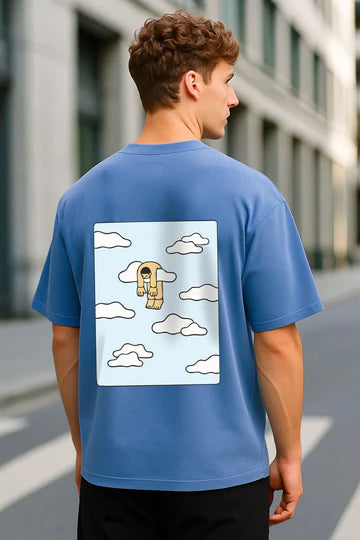 Contemporary Men’s Dream & Do Oversized Tee Comfortable Daily Wear