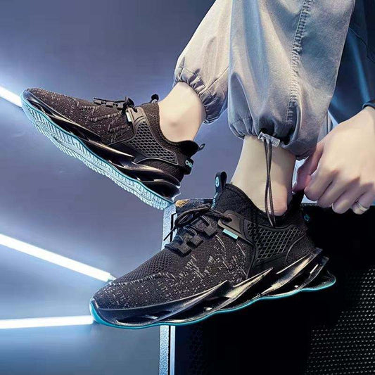 Casual Men’s Flying Woven Sneakers Suitable for Travel Work Gym and Weekend Outing