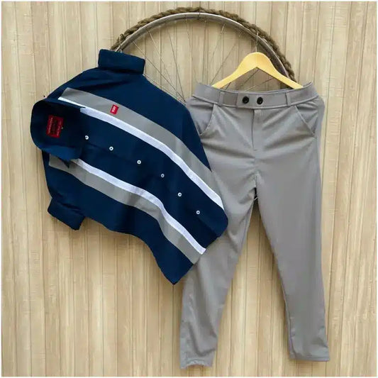 Trendy Men Designer Party Wear Pant and Shirt Combo Designed for Modern Fashion and Festive Outfits