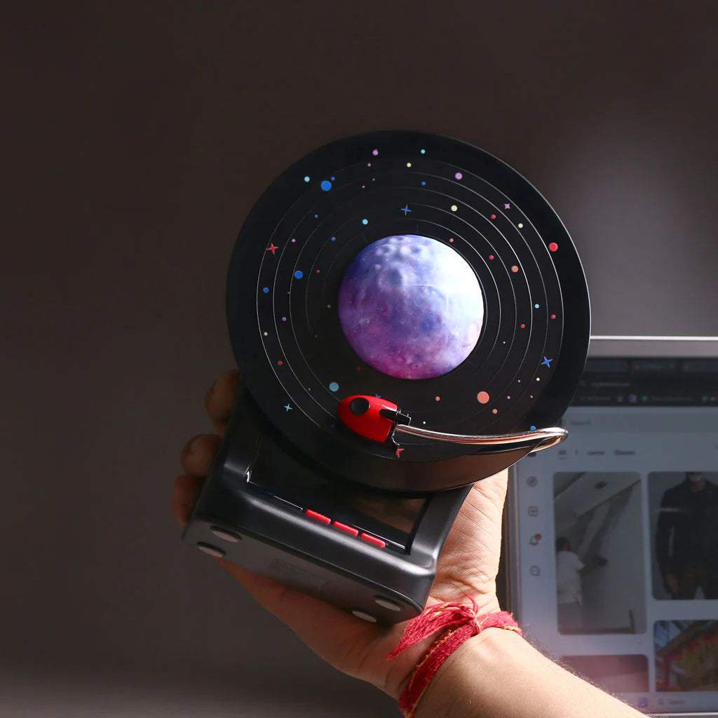 Orbit Glow Lamp with Built-In Speaker for Ambient Lighting and Music