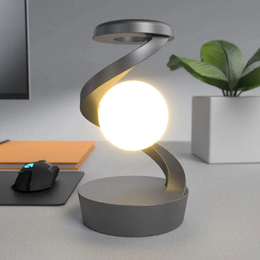 Contemporary Leviosa Rotating Suspension Lamp with Wireless Charger