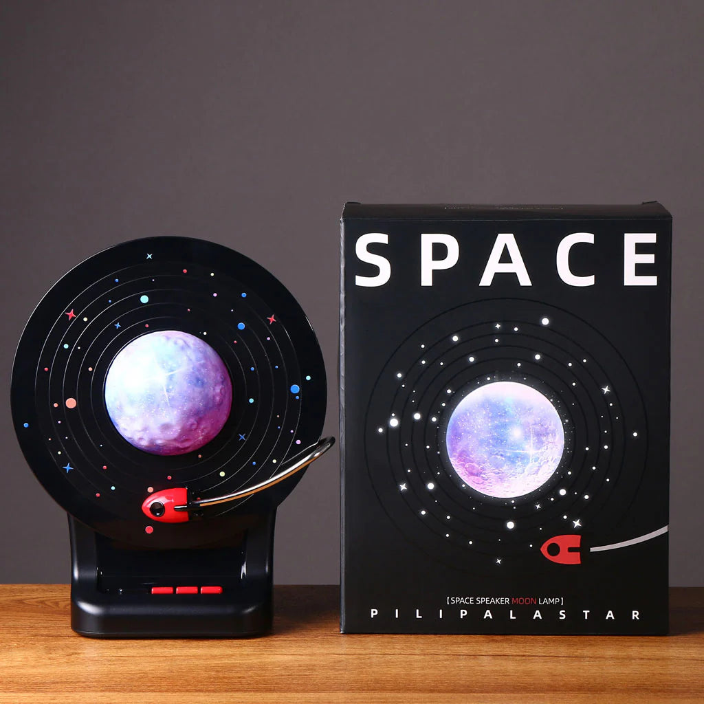 Orbit Glow Lamp with Built-In Speaker for Ambient Lighting and Music