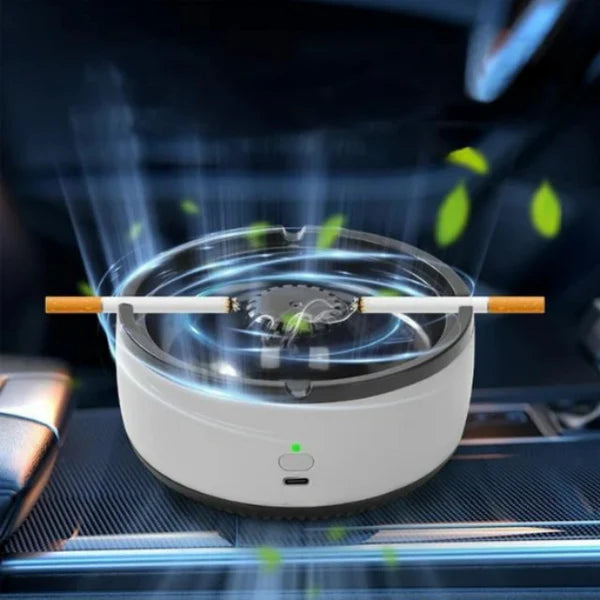 Portable Smokeless Ashtray with Air Purifier for Cigarettes – Home, Office, and Car