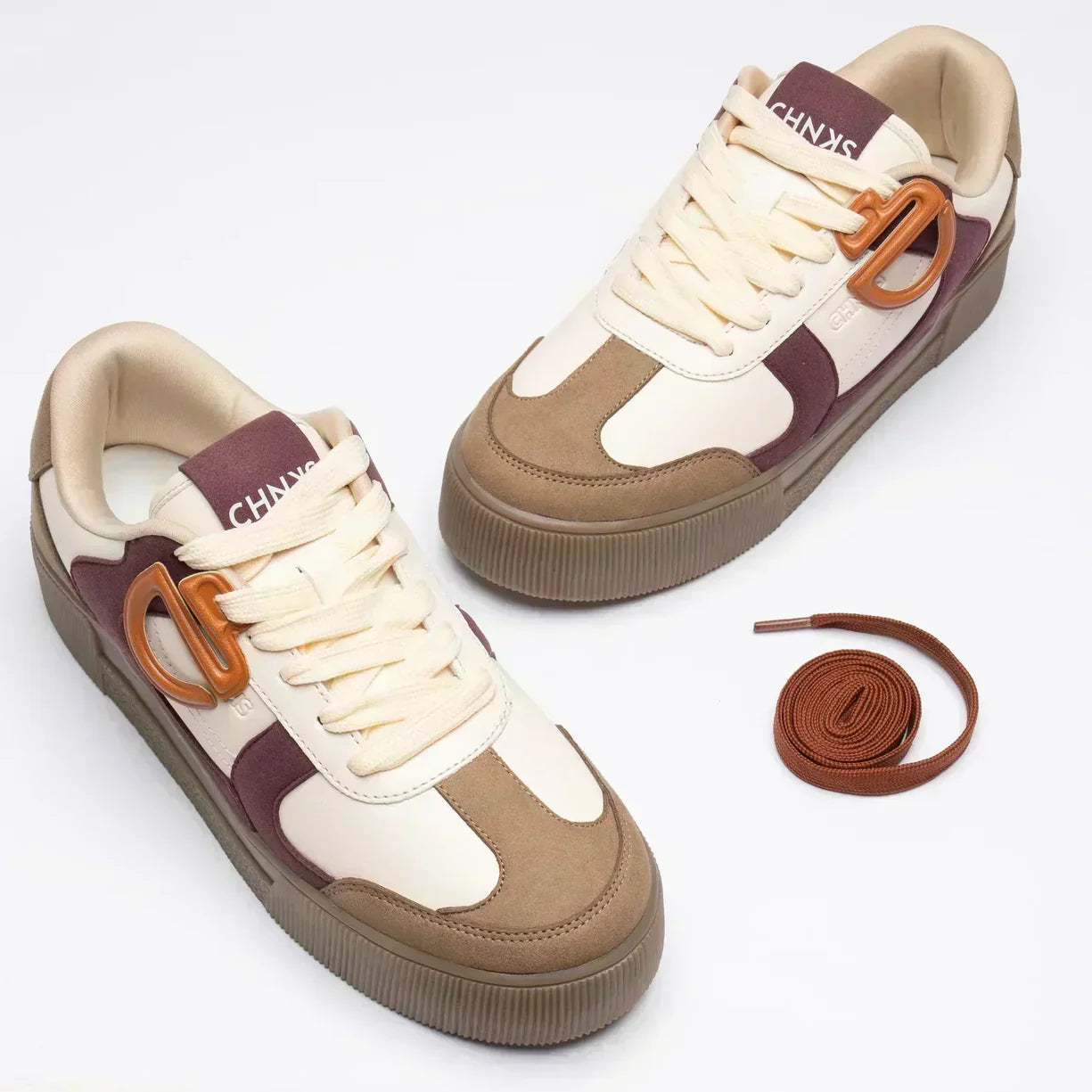 Stylish Men’s Cranberry Chunk Sneakers with Trendy Casual Design