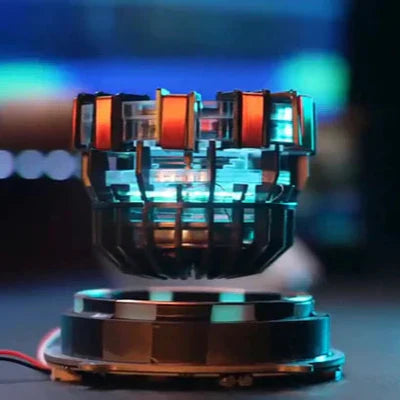 Levitating Arc Reactor Decor with Free-Floating Display – Collector Replica for Superhero Fans
