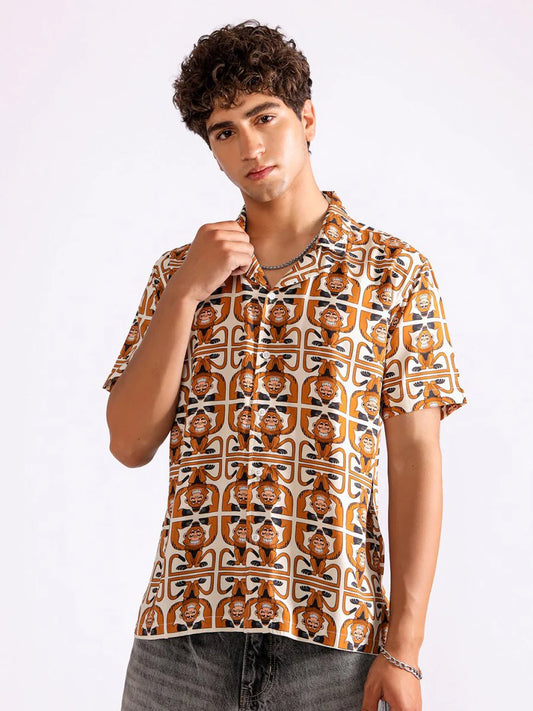 Versatile Monkeyverse Men’s Shirt with Unique Design and Comfortable Silhouette