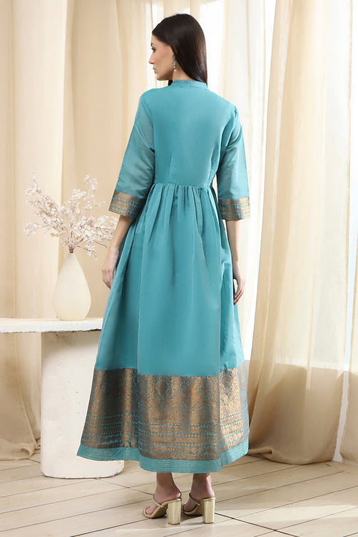 Comfortable and Elegant Yarn Dyed Flared Kurta for Women Perfect for Office, Casual, and Festive Wear