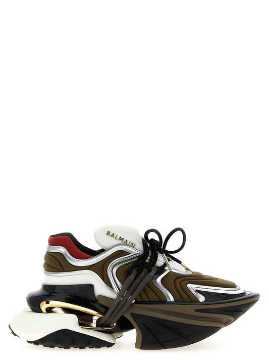 Men’s Multicolor Lace-Up Sneakers with Comfortable Sole for Everyday Wear